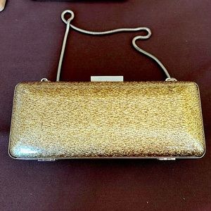 Reiss Gold Clutch